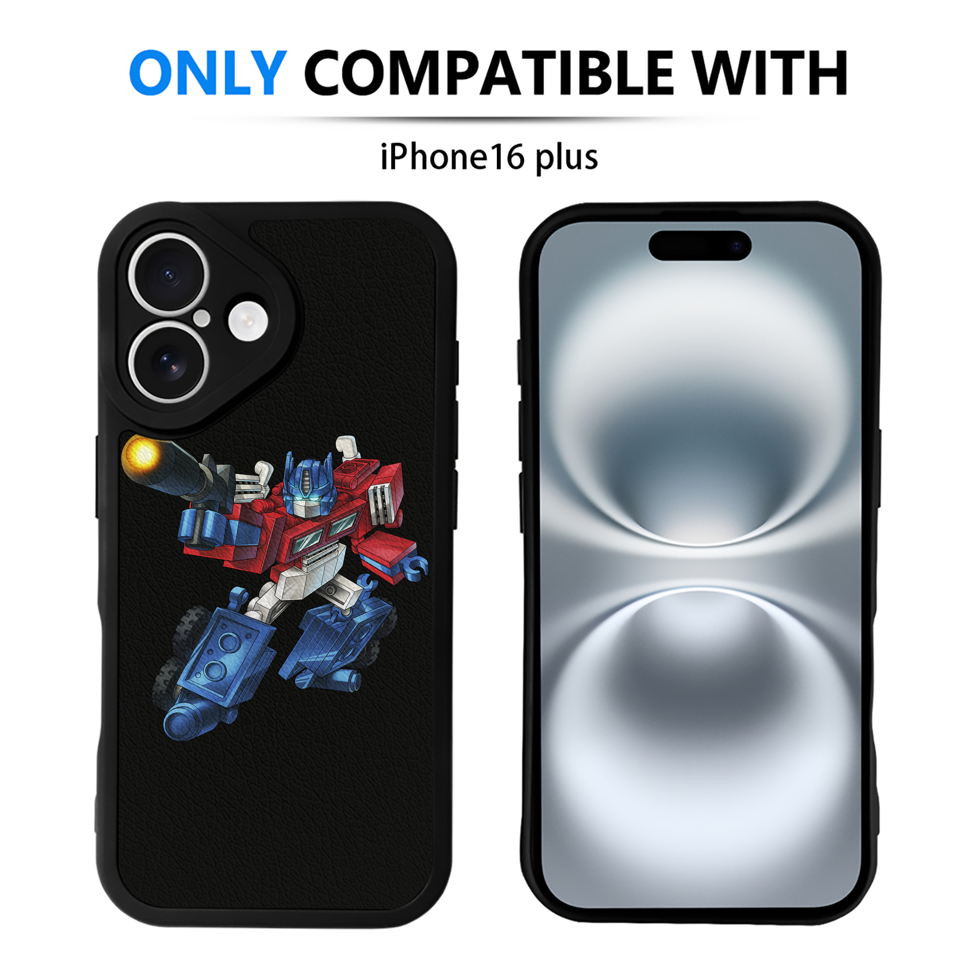 （画像用）  【iPhone 16シリーズ対応】シリコンスマホケース（レザー調） 材質：シリコン